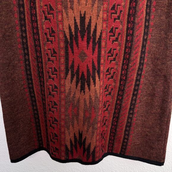 Peruvian Perfection Skirt Womens XL Alpaca Knit Hand Made Peru Southwestern Boho - Picture 6 of 10